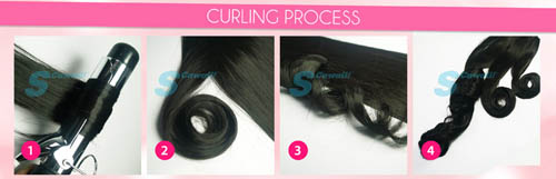 Synthetic Hair Curling Guide
